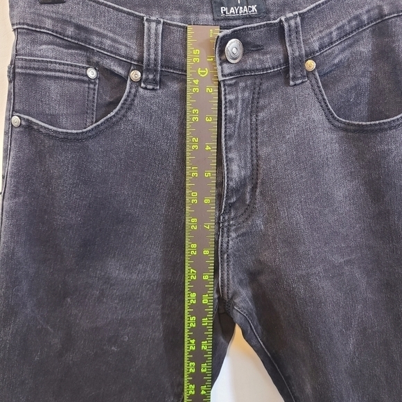 Playback Jeans Womens Size 30 Straight Leg Slight Stretch Grey/Black - Picture 14 of 16